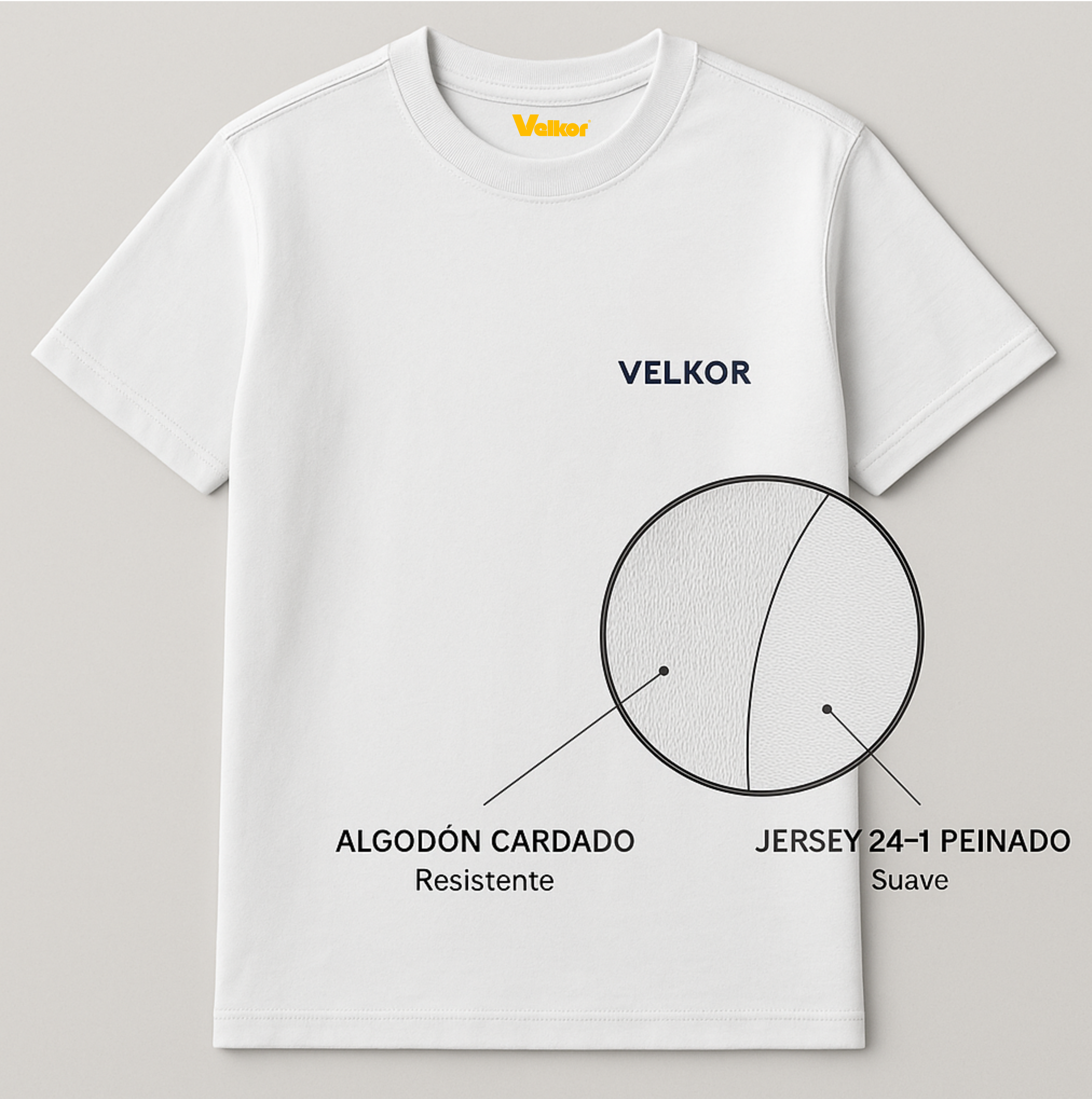 Remera de algodón velkor